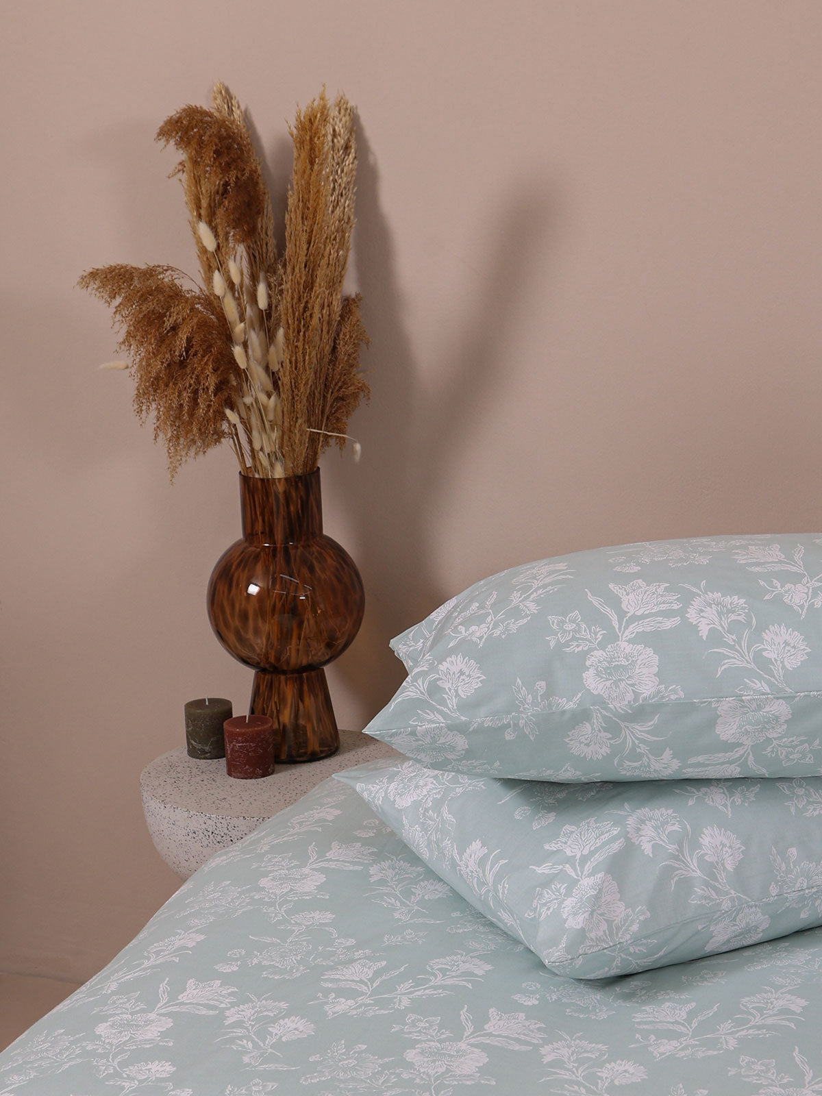 Μαξιλαροθήκη Menta Εμπριμέ 340 Aqua 50x70εκ