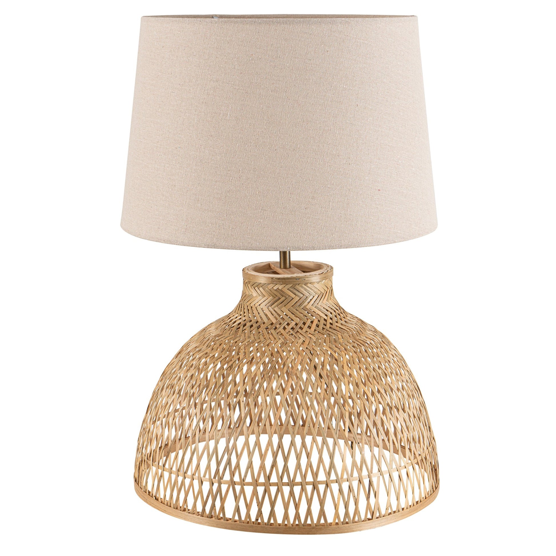 TLC 6827-40 BG ΕΠΙΤΡΑΠΕΖΙΑ ΛΑΜΠΑ ΜΠΑΜΠΟΥ ΦΥΣΙΚΟ ΜΕ ΑΡΑΙΗ ΠΛΕΞΗ ΑΜΠΑΖΟΥΡ ΜΠΕΖ 1xΕ27 Φ40x63