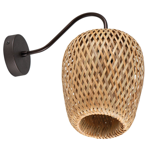 WLA BS-9 ΑΠΛΙΚΑ ΜΕ ΚΑΠΕΛΟ ΟΒΑΛ ΨΑΘΙΝΟ (ΜΠΑΜΠΟΥ) ΜΕ ΠΛΕΞΗ 33x18x32