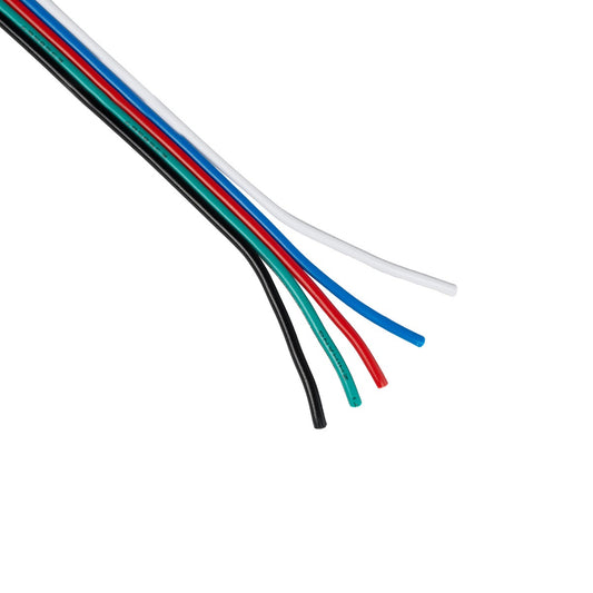 70737 Εύκαμπτο Πλακέ Καλώδιο 1m RGBW 5 x 0.75mm²