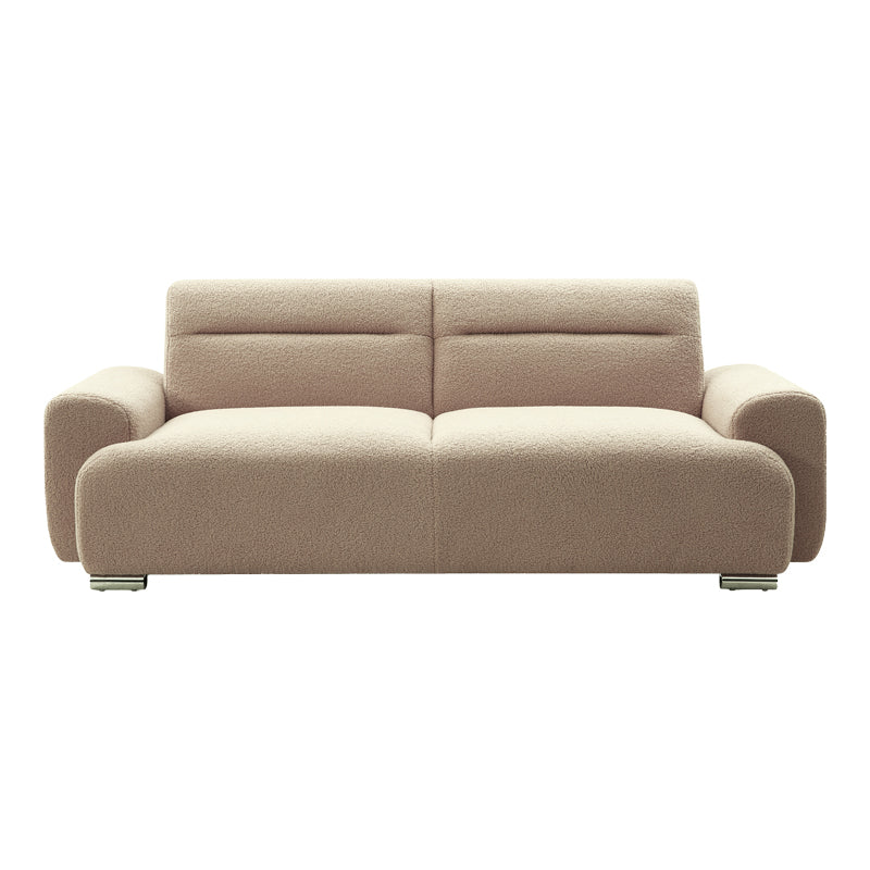 Καναπές Τριθέσιος Harmonious Μπουκλέ Μπεζ 223x42x114