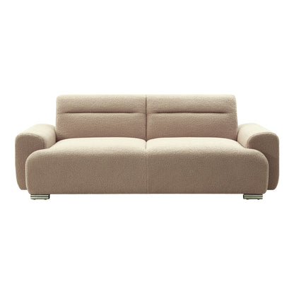 Καναπές Τριθέσιος Harmonious Μπουκλέ Μπεζ 223x42x114
