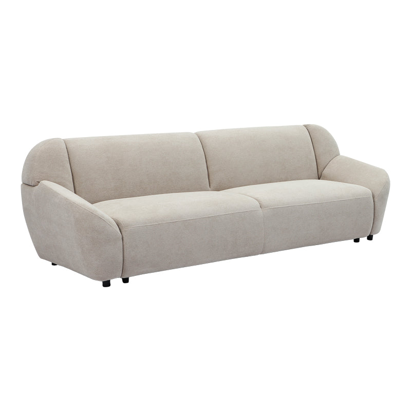Καναπές Τριθέσιος Echono Ύφασμα Μπεζ 230x88x77