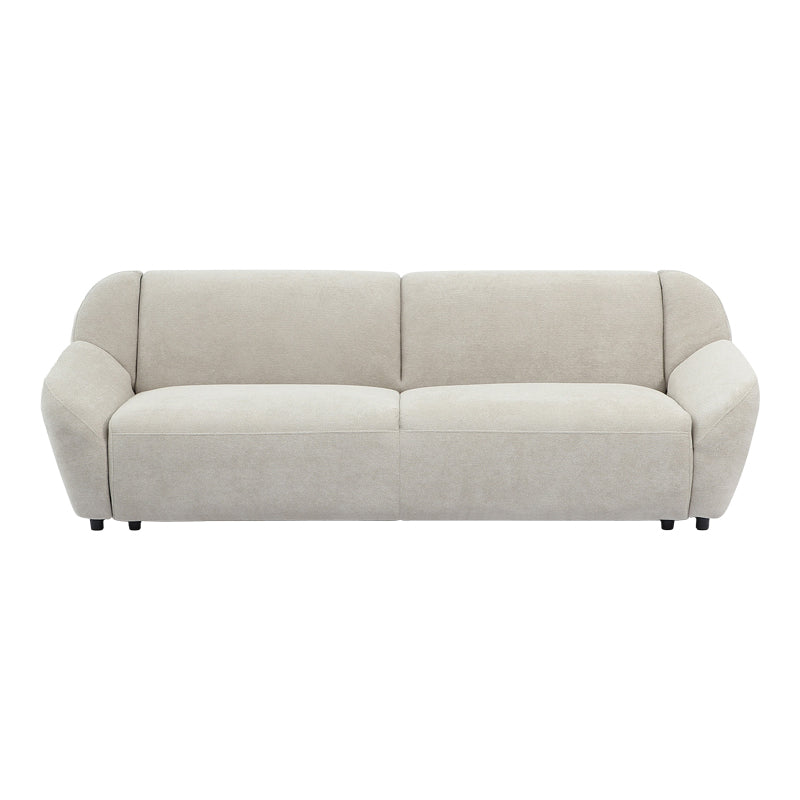 Καναπές Τριθέσιος Echono Ύφασμα Μπεζ 230x88x77