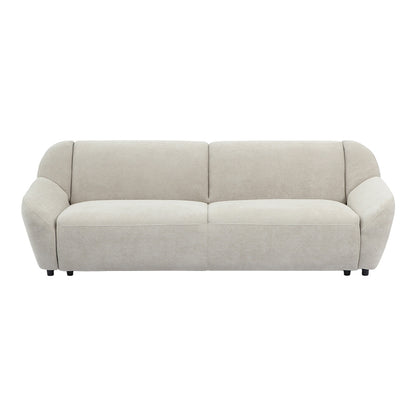 Καναπές Τριθέσιος Echono Ύφασμα Μπεζ 230x88x77