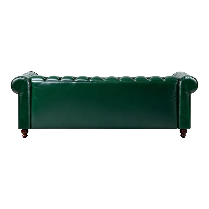 Καναπές Τριθέσιος Τ. Chesterfield PU Κυπαρισσί 203x84x67
