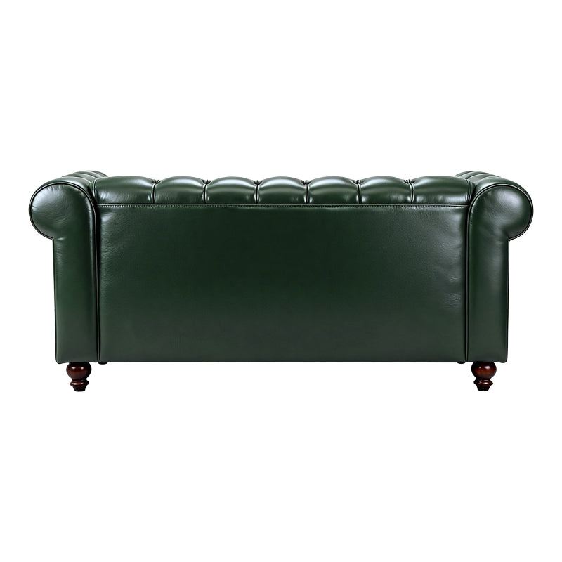 Καναπές Διθέσιος Τ. Chesterfield PU Κυπαρισσί 160x84x67