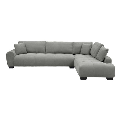 Vaneto Corner Sofa Left Corner Grey Fabric 298x208x85