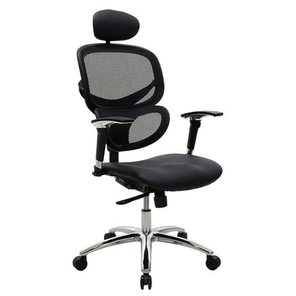 Καρέκλα Γραφείου Διευθυντή Freedom Premium Quality Μαύρο PU-Mesh