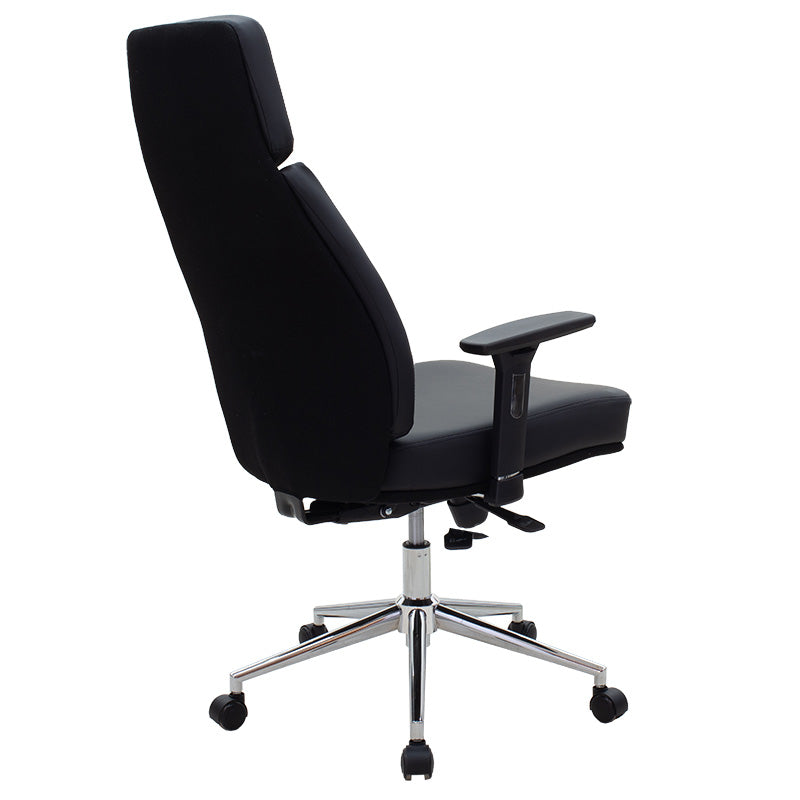 Καρέκλα Γραφείου Διευθυντή Sandy Premium Με PU Χρώμα Μαύρο