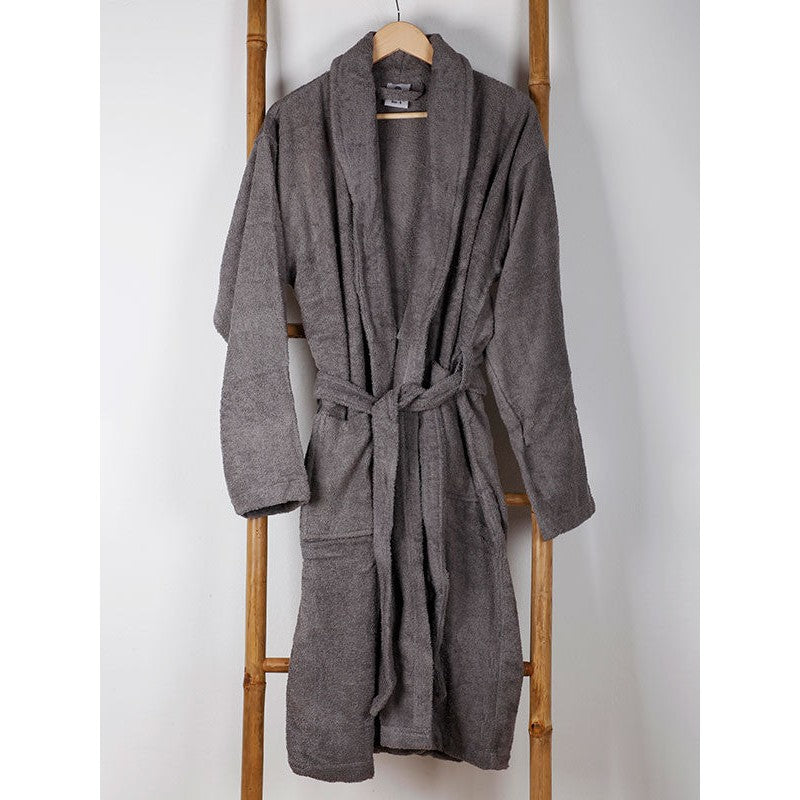 Μπουρνούζι Sato Grey Large