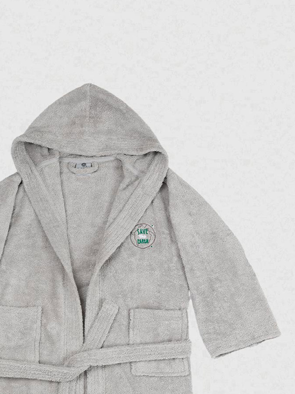 Μπουρνούζι Παιδικό Eco Grey Ηλικία 12-14