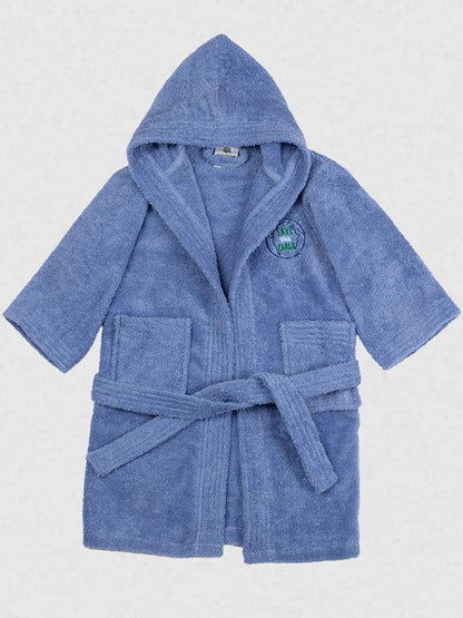 Μπουρνούζι Παιδικό Eco Blue Ηλικία 4-6