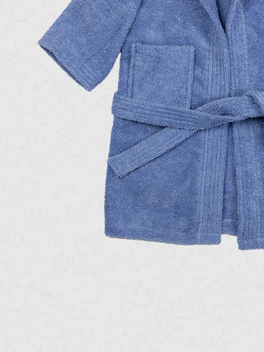 Μπουρνούζι Παιδικό Eco Blue Ηλικία 8-10