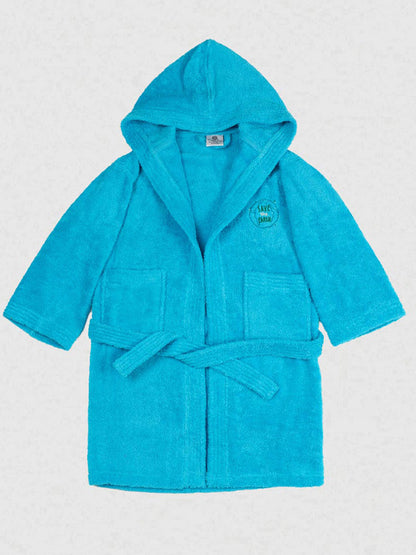 Μπουρνούζι Παιδικό Eco Turquoise Ηλικία 10-12