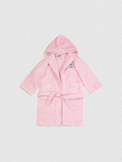 Μπουρνούζι Παιδικό Eco Pink Ηλικία 6-8