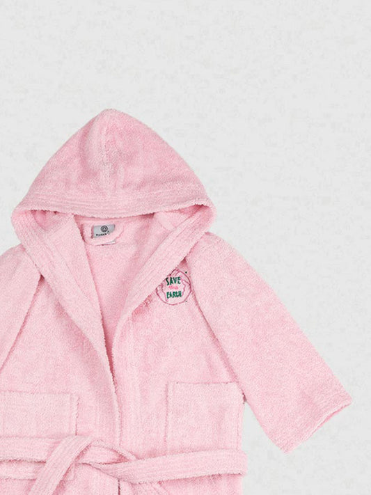 Μπουρνούζι Παιδικό Eco Pink Ηλικία 6-8