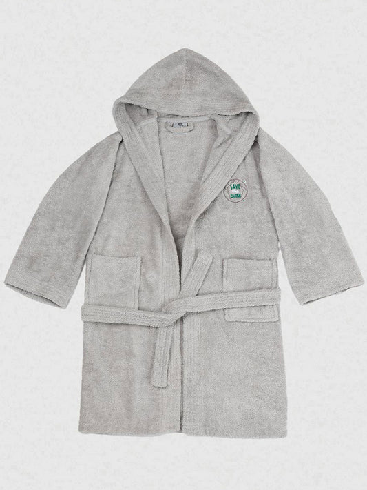 Μπουρνούζι Παιδικό Eco Grey Ηλικία 4-6