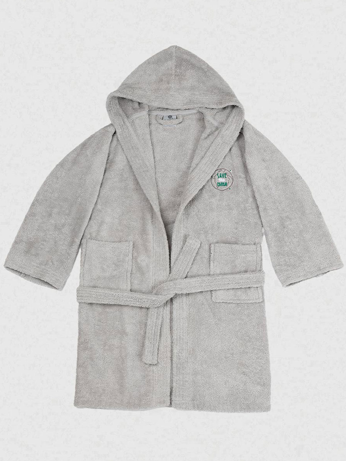 Μπουρνούζι Παιδικό Eco Grey Ηλικία 6-8