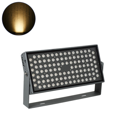 FLOOD-ZANA 90558 Προβολέας Wall Washer για Φωτισμό Κτιρίων LED 100W 9000lm 30° DC 24V Αδιάβροχο IP65 Μ45.5 x Π28 x Υ10cm Θερμό Λευκό 2700K - Γκρι Ανθρακί