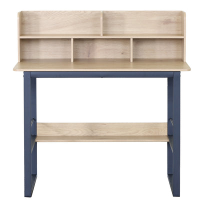 Γραφείο Εργασίας Biuro Oak-Μαύρο Μέταλλο 120x60x103