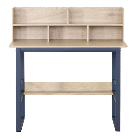 Γραφείο Εργασίας Biuro Oak-Μαύρο Μέταλλο 120x60x103