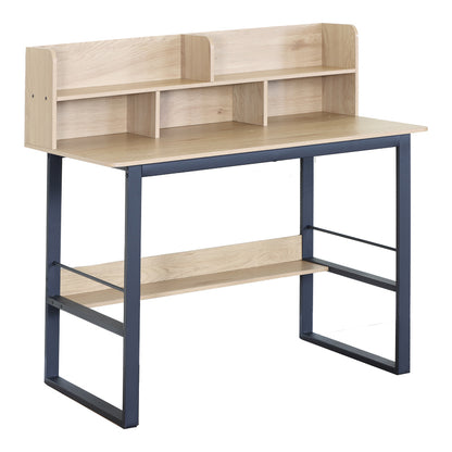 Γραφείο Εργασίας Biuro Oak-Μαύρο Μέταλλο 120x60x103