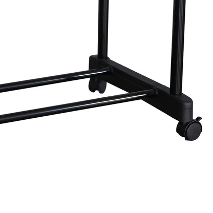 Κρεμάστρα Δαπέδου Ganco Μαύρο Μέταλλο 74.5x39x157