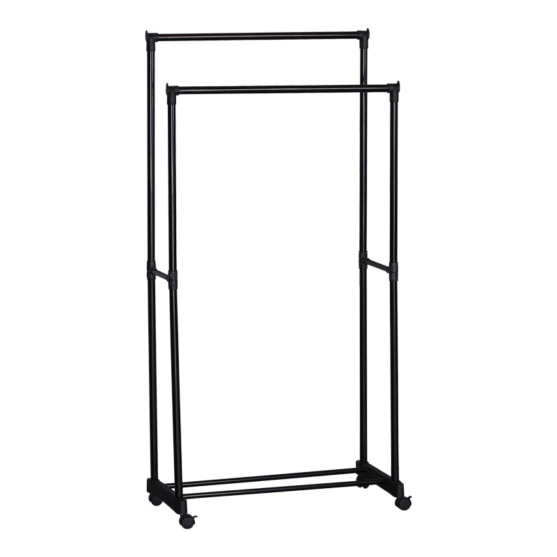 Κρεμάστρα Δαπέδου Ganco Μαύρο Μέταλλο 74.5x39x157