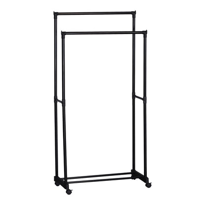 Κρεμάστρα Δαπέδου Ganco Μαύρο Μέταλλο 74.5x39x157