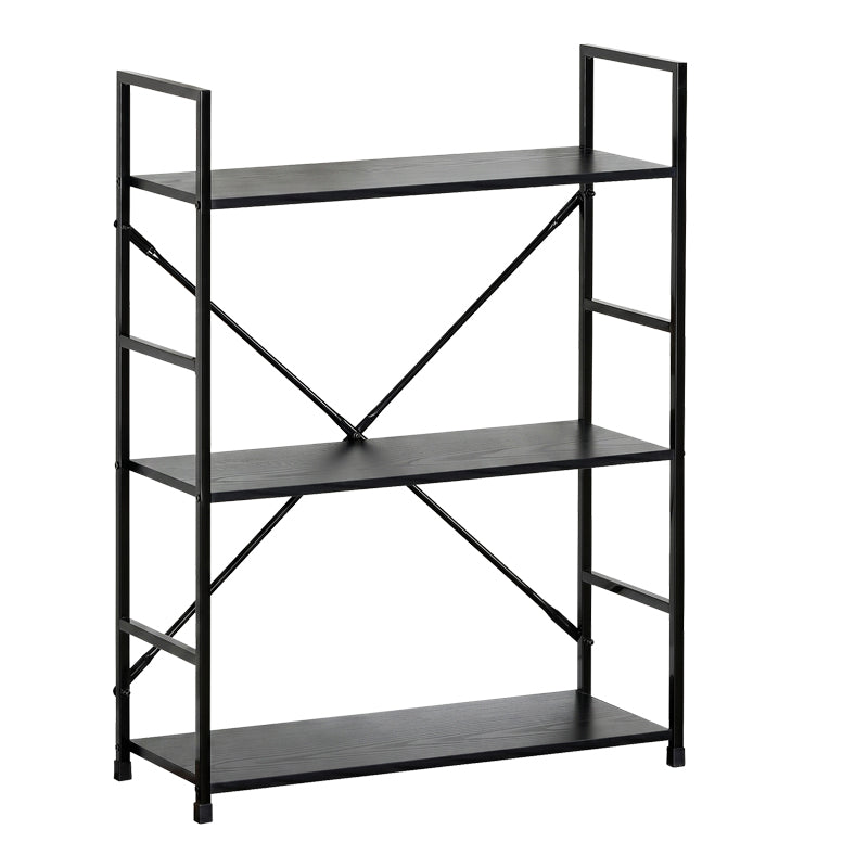 Βιβλιοθήκη-Ραφιέρα Manlo Μαύρο Μέταλλο 58.6x23.5x80