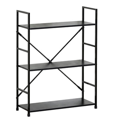 Βιβλιοθήκη-Ραφιέρα Manlo Μαύρο Μέταλλο 58.6x23.5x80