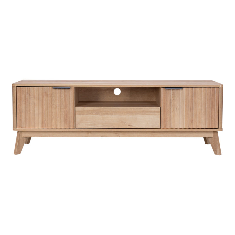 Έπιπλο Τηλεόρασης Hamea MDF σε Φυσική Απόχρωση 145x39,5x49