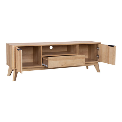 Έπιπλο Τηλεόρασης Hamea MDF σε Φυσική Απόχρωση 145x39,5x49