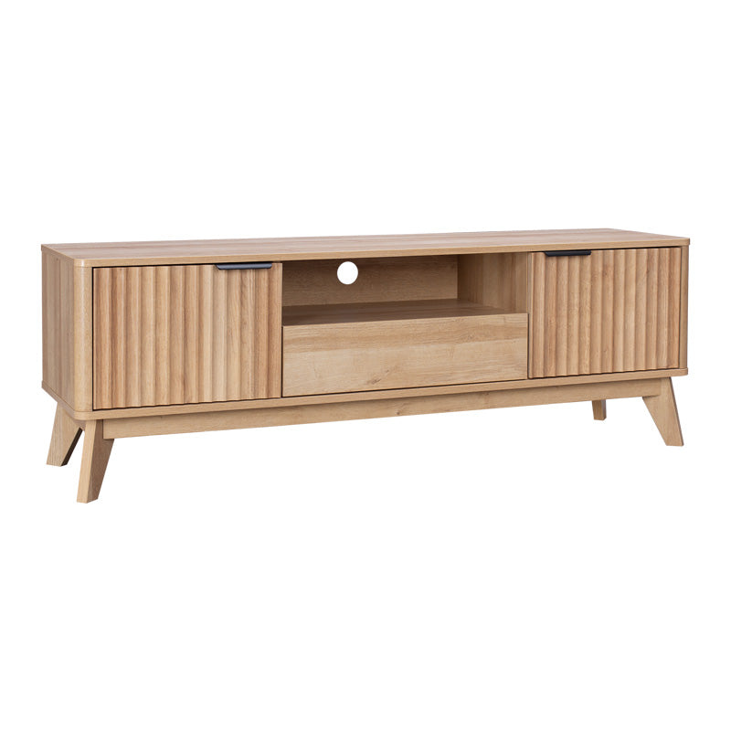 Έπιπλο Τηλεόρασης Hamea MDF σε Φυσική Απόχρωση 145x39,5x49