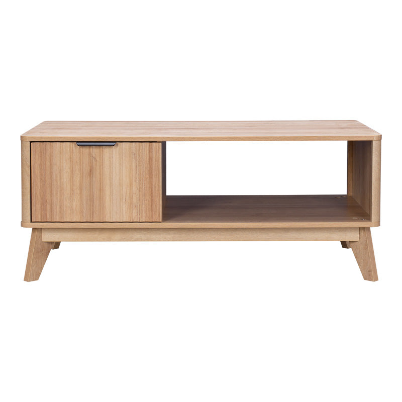 Τραπέζι Σαλονιού Hamea MDF σε Φυσική Απόχρωση 110x55,2x45