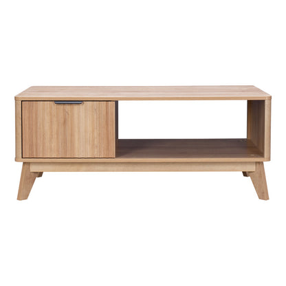 Τραπέζι Σαλονιού Hamea MDF σε Φυσική Απόχρωση 110x55,2x45