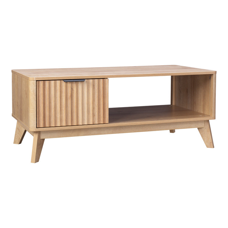 Τραπέζι Σαλονιού Hamea MDF σε Φυσική Απόχρωση 110x55,2x45