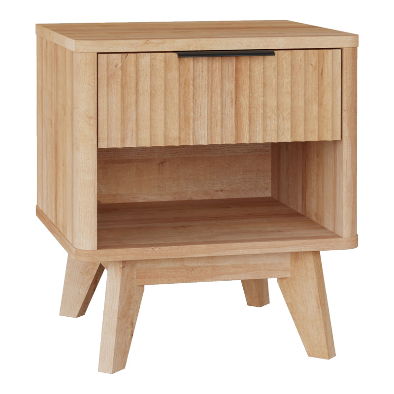 Κομοδίνο Hamea MDF σε Φυσική Απόχρωση 45x39.5x50.2