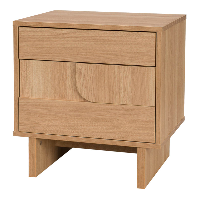 Jenfia MDF Bedside Table in Natural Shade 48x39x50.5