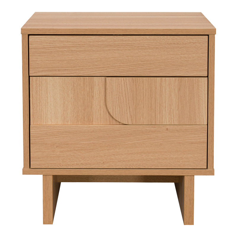 Jenfia MDF Bedside Table in Natural Shade 48x39x50.5