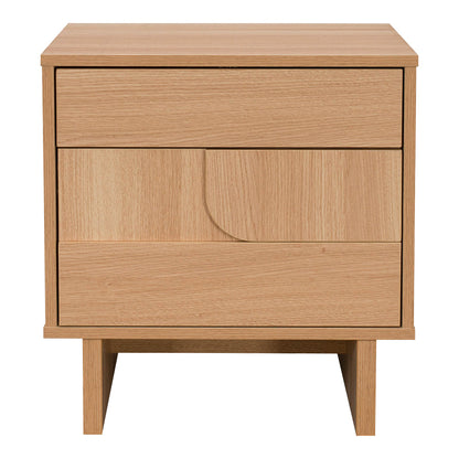 Jenfia MDF Bedside Table in Natural Shade 48x39x50.5