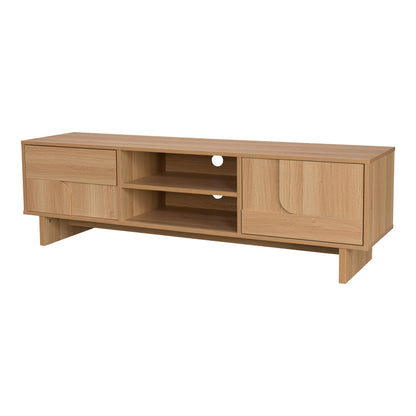 TV Stand Jenfia MDF in Natural Color 150x39x45.5