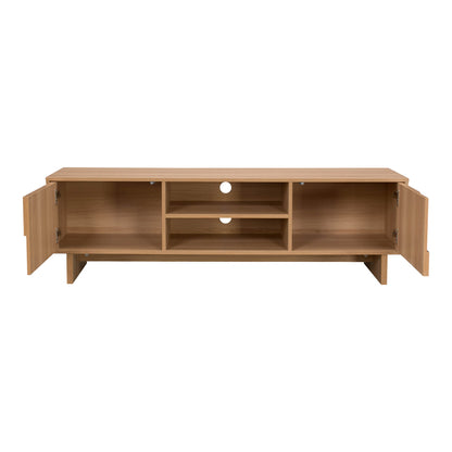 TV Stand Jenfia MDF in Natural Color 150x39x45.5