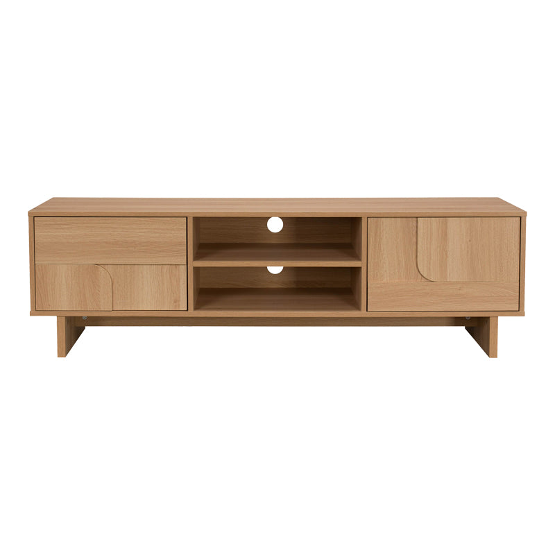 TV Stand Jenfia MDF in Natural Color 150x39x45.5