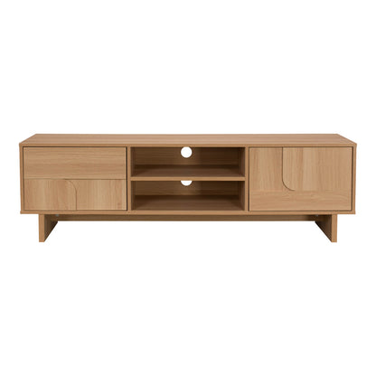 TV Stand Jenfia MDF in Natural Color 150x39x45.5