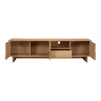 TV Stand Jenfia MDF in Natural Color 180x39x45.5