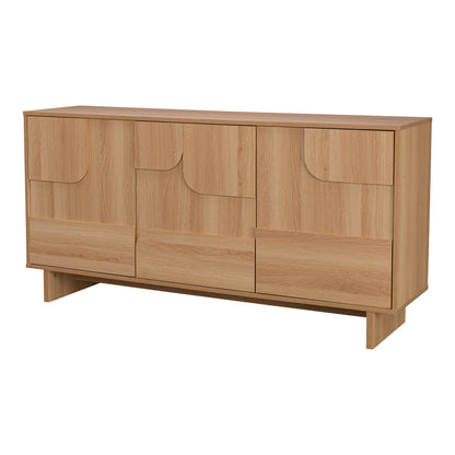 Μπουφές Jenfia MDF σε Φυσική Απόχρωση 150x39x75,5