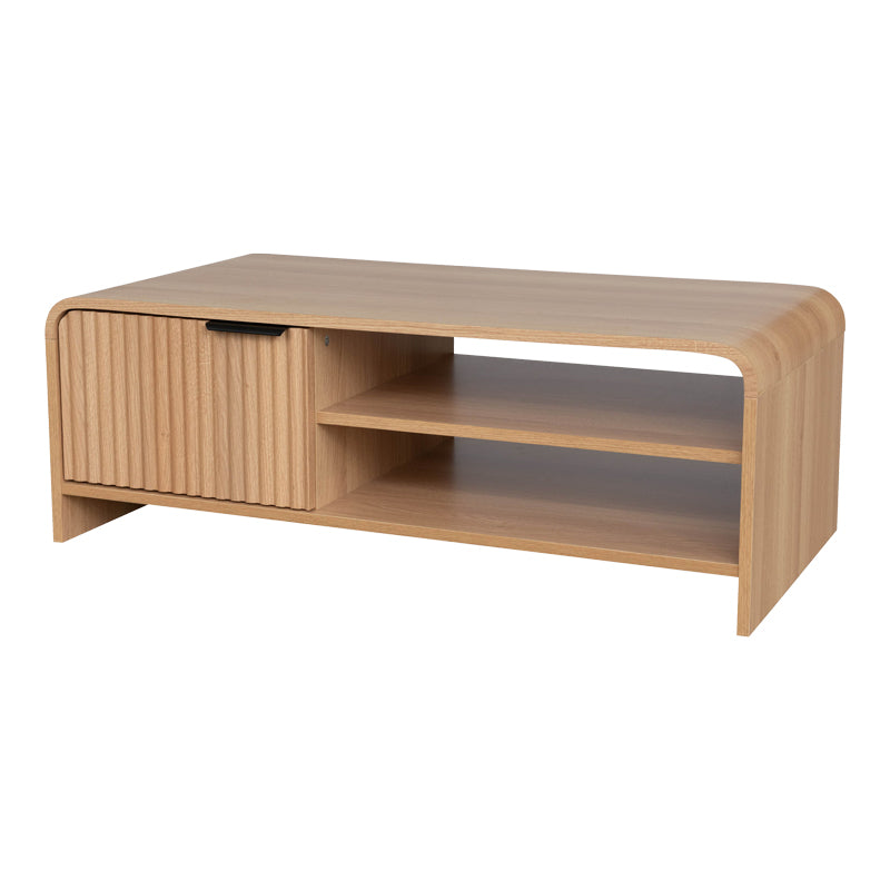 Τραπέζι Σαλονιού Kelba MDF σε Φυσική Απόχρωση 100x50x35,5
