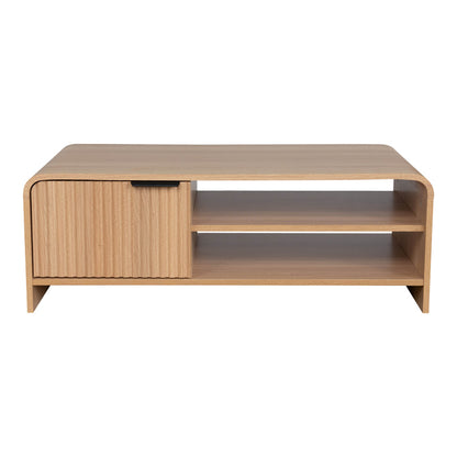 Τραπέζι Σαλονιού Kelba MDF σε Φυσική Απόχρωση 100x50x35,5